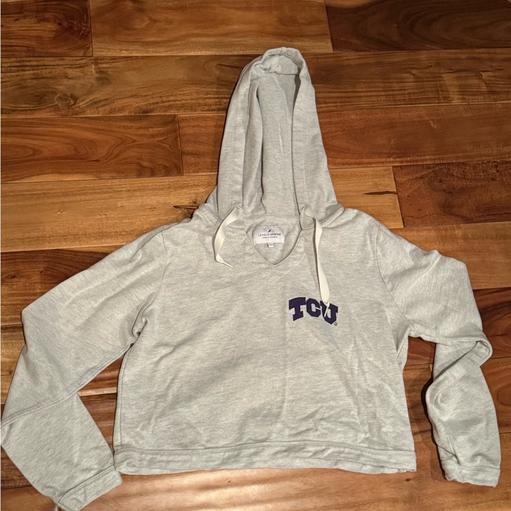 Gray Hooded Sweatshirt
